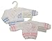 Premature Baby Knitted Cardigan With Embroidery (5/8 lbs (2.3 - 3.6 kg), Pink)