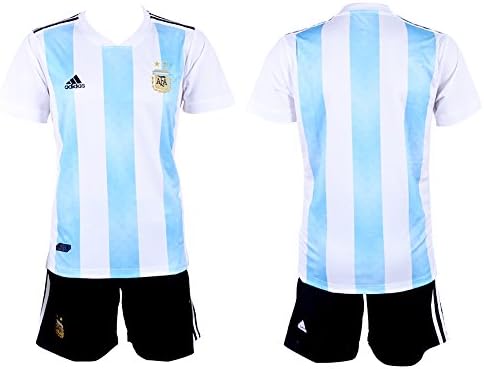 World Cup 2018 Argentina FAZIO #3 Soccer Jersey Set