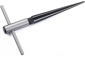 FONGMORE Alesatore conico con manico a T 6 strumenti per alesatura per smusso scanalato per chitarra e ponte, manico per foro per alesatori conici per lavorazione del 3-13 mm