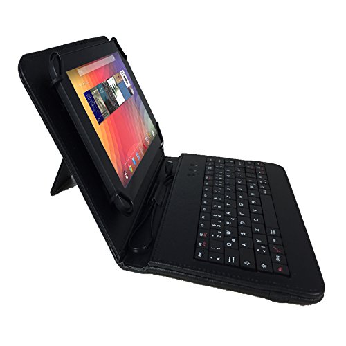 Archos 70 Xenon / 70 Cobalt 17,8 cm 7.0 Tablet Pc Tasche mit Tastatur + Touch Pen – 7 Zoll Tastatur Schwarz - 3