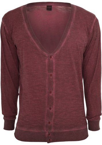 Urban Classics Trey Songz Studio tee Chaqueta Punto, Hombre, Rojo (Ruby 00207), XX-Large