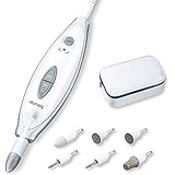 Beurer MP41 Manicura Pedicura Set Profesional, 7 accesorios incluidos, color blanco