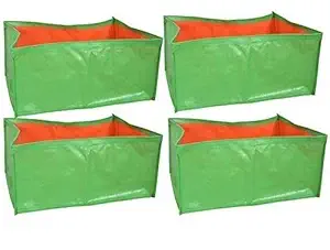VOOLEX Terrace Gardening HDPE Grow Bags for Vegetable Plants (24