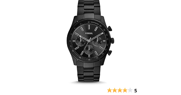 Buy Fossil Sullivan Multifunction Black 