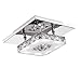 Produktbild SAILUN 12W Kaltweiß Quadrat LED Kristall Deckenleuchte Badleuchte Licht Schlafzimmer Wohnzimmer Deckenlampe (12W Kaltweiß)