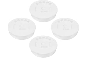 PATIKIL 50mm OD Empotrado Tipo Agujero Tapones, 10 Paquete Poste Tubo Agujero Sujetador Cubierta Tubería Extremo Tapa para Tubería Protección, Blanco