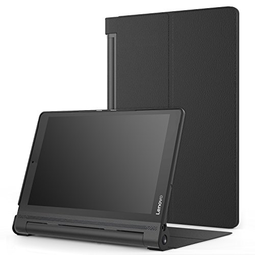 MoKo Lenovo YOGA Tab3 Plus 10.1 Hülle – Ultra Leightweight Slim Schutzhülle Smart Cover für Lenovo YOGA Tab 3 Plus (YT-X703F) 10.1 Zoll 2016, Schwarz (nicht für Yoga Tab 3 10.1) - 9