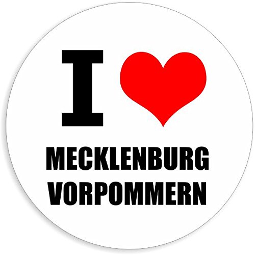 I love Mecklenburg Vorpommern in 2 Größen erhältlich Aufkleber mehrfarbig Sticker Decal I love Mecklenburg Vorpommern in 2 Größen erhältlich Aufkleber mehrfarbig Sticker Decal