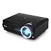 Produktbild Beamer,iRULU P4 LED HD Video Projektor Home Projektor Unterstützung 1080P HDMI VGA USB AV SD Karte für TV Laptop Spiel SD Smartphone Heimkino Theater (Schwarz)