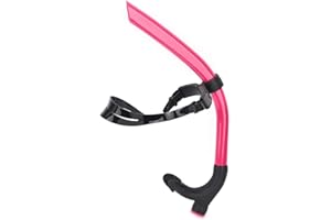 YOWMINA Front Snorkel, Snorkel Breathing Tube, Detachable Swimming Scuba Fit for Diving Training Adult & Junior Junior Swimmers Training Equipment