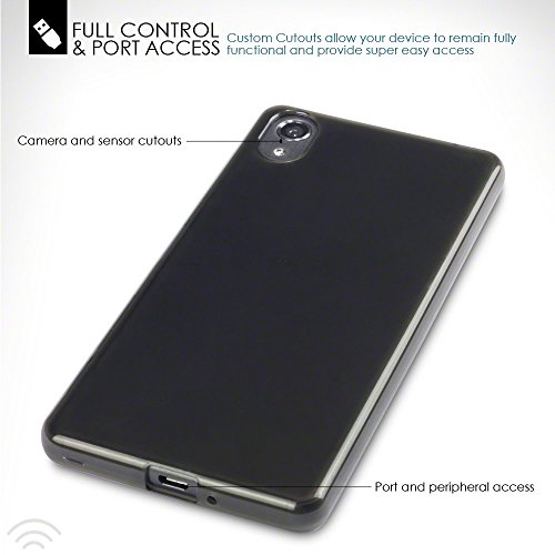 Sony Xperia X Funda Protectiva de TPU silicona estrecha - Negro humo
