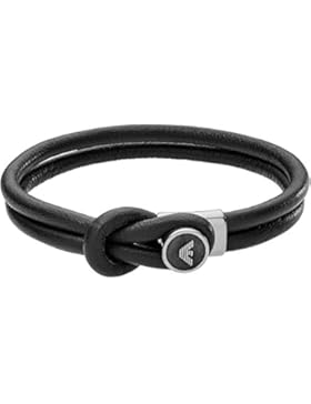 Emporio Armani EGS2214020 Herren Armband Edelstahl Grau 18,5 cm