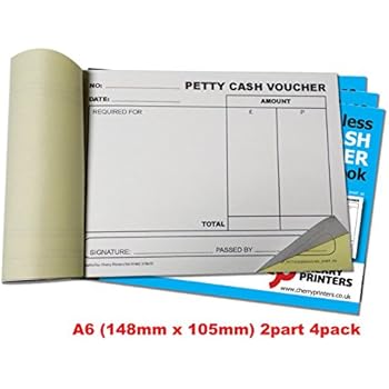 Libretti Voucher Petty Cash NCR Autocopiante A6 - 50 Set Con 4 Copie, Senza Carta Carbone - Foto 8