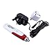ZJchao(TM) Red Electric Auto Derma Micro Needle Stamp with 10pcs 0.25MM-2.0MM Adjustable 12 Needle Cartridge