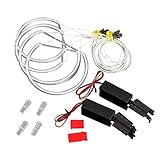 Especificaciones de la bombilla: Compatible con CCFL-OBD-Desarrollado especialmente para BMWs-no disparará el Sensor de tablero, Arranque rápido a baja temperatura. Excelente vibración y resistencia al impacto. Características intermitentes duraderas y excelentes. Gran brillo, alta eficiencia, bajo consumo de energía y larga vida .