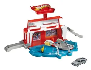 Hot Wheels Team Hot Wheels Super Spin Carwash Playset
