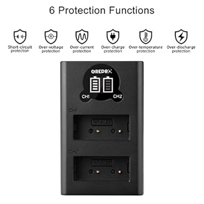 NP-W126 NP-W126S Replacement Batteriesi 2-Packi and USB Dual Charger for Fuji X-T1 X-T2 X-T10 X-T20 X100F X-Pro1 X-Pro2 X-E2 FinePix HS30EXR HS35EXR HS50EXR Fuji X-A1 X-A2 X-A3 X-E1 X-E2S X-M1 NP-W126 NP-W126S Replacement Batteriesi 2-Packi and USB Dual Charger for Fuji X-T1 X-T2 X-T10 X-T20 X100F X-Pro1 X-Pro2 X-E2 FinePix HS30EXR HS35EXR HS50EXR Fuji X-A1 X-A2 X-A3 X-E1 X-E2S X-M1