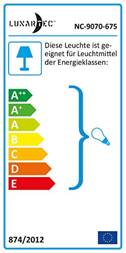Lunartec Papierleuchte „Rad“ – Multicolor inkl. Fassung und Kabel - 4