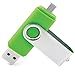 Produktbild LIANGUK 32GB OTG Dual(Usb and Micro Usb) USB 2.0 Flash-Laufwerk Speicherstick Für Android Smartphone Tablet & PC(Grün)