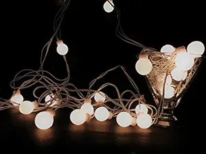 Glimmer Lightings Made In India Elegant Small Ball String Lights Diwali Special Home Decoration Gifts Rice Copper Wire Lights