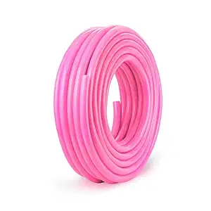 Garden Pipe Flexible 0.5 Inches Pink Garden Water Pipe 30 Meters Long PVC Garden Pipe Water Hose Pipe Heavy Duty Leak Proof Water Garden Pipe