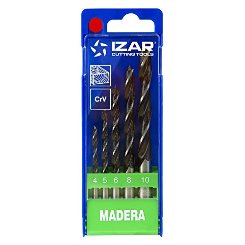 Izar M80332 - Juego de brocas 3 puntas para madera