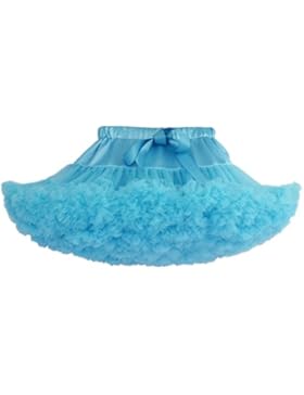 Ateid Mädchen Tüllrock Tutu Rock Dreilagig Röckchen mit Schleife