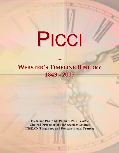 Picci: Webster's Timeline History, 1843 - 2007