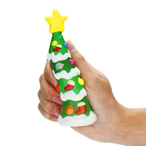 Preisvergleich Produktbild TianranRT Squishies Kawaii Weihnachten Baum Langsam Steigen Sahne Duftstoff Stress Erleichterung Spielzeug