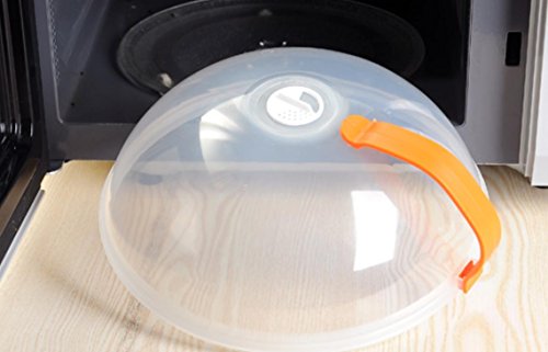 Eine Mikrowelle Teller Abdeckung Runde Plastikschüssel Abdeckung schärfer Ölbeweis Abdeckung Abdeckung Deckung Deckung 3er-Pack , 3
