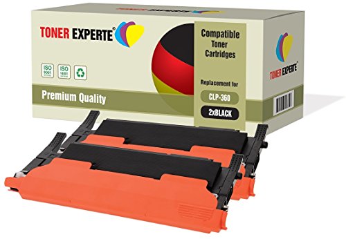 2er Pack TONER EXPERTE® Schwarz Premium Toner kompatibel zu CLT-K406S für Samsung CLP-360, CLP-360N, CLP-365, CLP-365W, CLP-368, CLX-3300, CLX-3305, CLX-3305FN, CLX-3305N, CLX-3305W, CLX-3305FW, Xpress C410W, C460W, C460FW, C467W