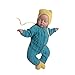 Produktbild Kinderbekleidung,Honestyi Junge Kinder warm Coat Baumwolle Kids Winddicht abnehmbare Cap Jacken Strampler Unisex Neugeborene Baby Kleidung Baby Langarm gestrickte Kleidung Crawling (Blau, 12M/70CM)