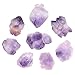 Produktbild QGEM 0.2lb lose grob Unregelmäßiger Amethyst Kristall Quarz rohe natürliche Steine Für Schleifen, Schneiden, Trommeln und Polieren & Reiki Krystall Behandlung