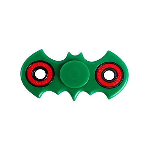 DKRhea bat hand Fidget Spinner High Speed Stainless Steel Bearing Hand Spinner Hand Spinner Stress Relief Toy (Green)