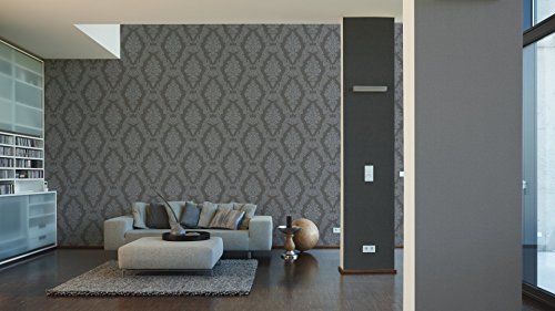 A.S. Création Vliestapete Elegance 2, Mustertapete, klassisch, elegant, grau, 936772 - 6