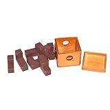 Joyeee® Denksportaufgaben aus Holz Gehirnjogging Puzzle Entwirrung Puzzles – #10 - 3