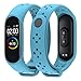 Produktbild Silikon-Ersatzarmband mit Displayschutzfolien-Sets, für Xiao Mi Band 4, verstellbares Robustes, langlebiges Sportfitness-Armband aus weichem TPE-Smartwatch, 10,23 x 0,71 x 0,20 Zoll