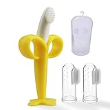 🍌SAFE: 100% de silicona de grado alimenticio, aprobado por la FDA, de pie, sin BPA. Lavavajillas y congelador amigables. El material suave y flexible disminuye el riesgo de lesiones en la boca.