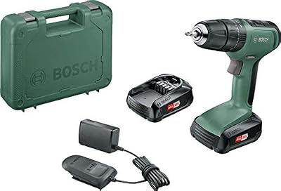 Bosch Home and Garden 1 Bosch Perceuse à impact universelle 18 (2 batteries, 18 V, dans boîte) 18 V