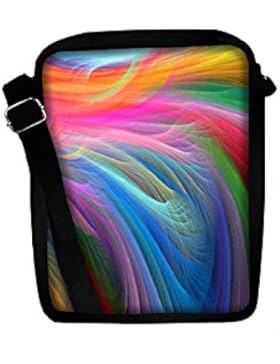 Snoogg , Damen Umhängetasche mehrfarbig multi