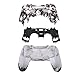 Produktbild F Fityle Controller Ersatz Voll Gehäuse Schale Hülse Cover Schutzhülle und Tasten Set / Mod Kit passend für PS4 Controller - Weißer Schädel