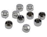 Abdeckkappen Chrom für M6 Schrauben und Muttern (10 Stück)