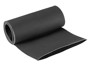 Unifizz Heat Shrink Tubing 100mm Dia 162mm Flat Width 2:1 Ratio Shrinkable Tube Cable Sleeve 1m - Black