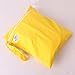 Waterproof Zipper Bag Washable Reusable Baby Cloth Diaper Bag (Yellow)
