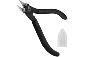 stedi, Tronchesina da modellismo con lama sottile e affilata e custodia in plastica, adatta per la costruzione, la riparazione e il restauro di modellini Gunpla, 12 cm, nero