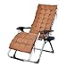 Produktbild Moolo Schwerkraft Garten Liegestuhl Liegestuhl Liegestühle und Kissen Outdoor Beach Camping Portable Home Lounge Chair (Color : Coffee Color)