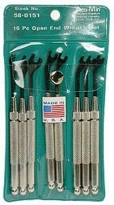 Moody Tools - Wrench Set, Open End 8 PC - 58-0151 by Moody Tools