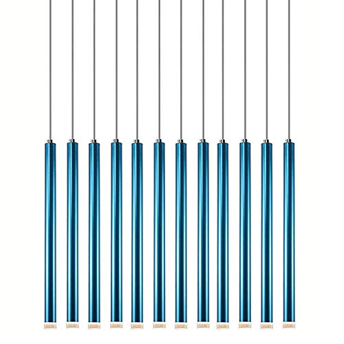 oovov 3 W LED Tubo de Aluminio comedor lámparas de suspensión de Techo Italiano diseño Simple Bar contador restaurante balcón pasillo colgado aparatos de iluminación d30h300 mm a-astigmic