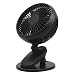 Produktbild Qiman 5V Portable Clip Office Home USB Ventilator Tisch Wandbehang für PC Laptop Powerbank (schwarz)