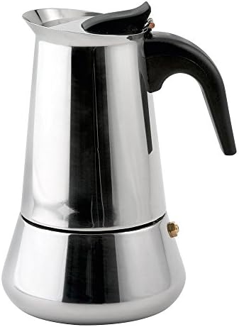 Weis Espresso Percolator for 6 Cups, Stainless Steel, Silver, 11 x 11 x 19 cm